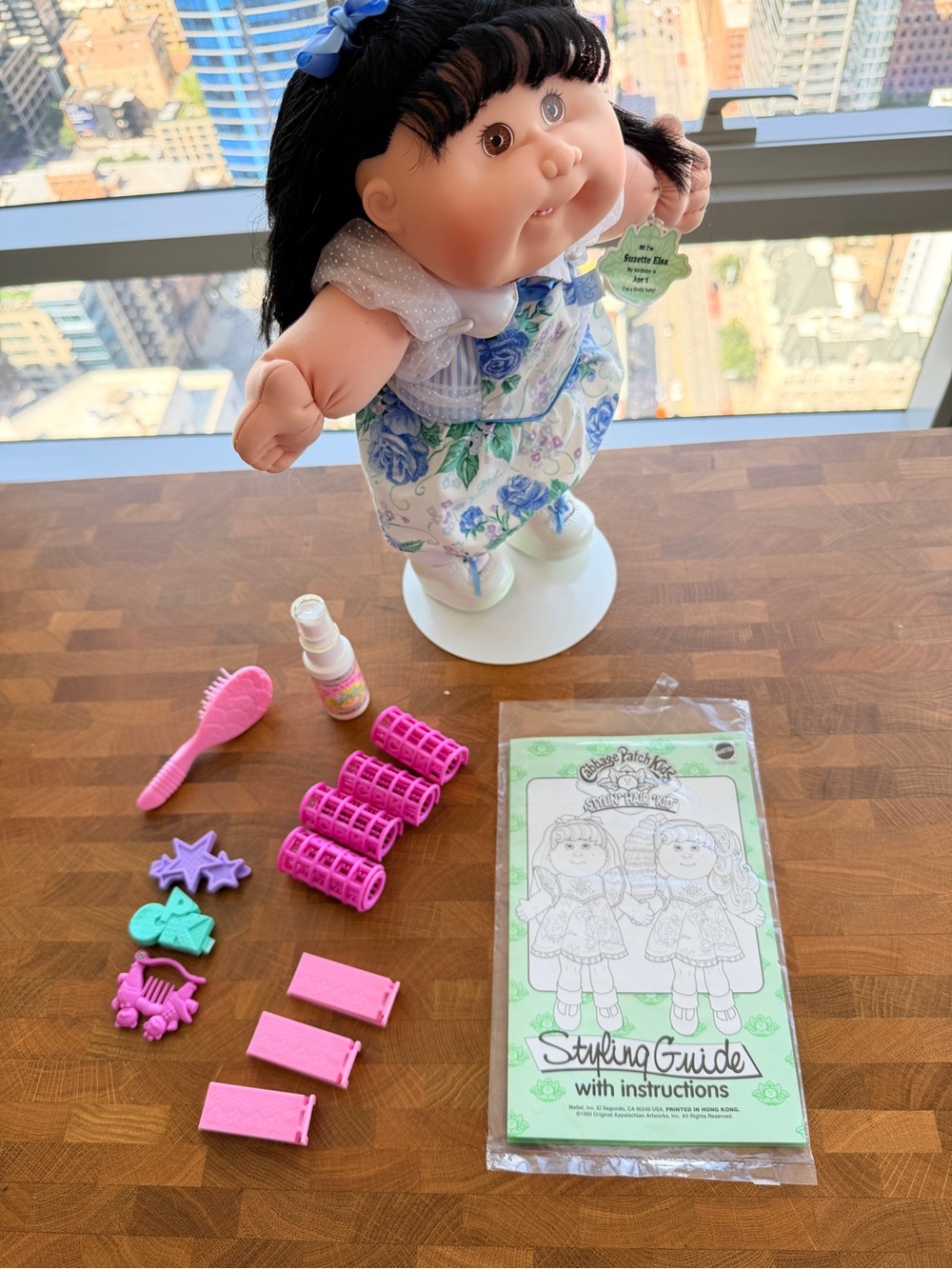 Cabbage Patch Kids Styln' Hair Kid 1995 - Picture 6 of 6